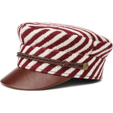 Load image into Gallery viewer, ALBANY CAP - BURGUNDY/CREAM