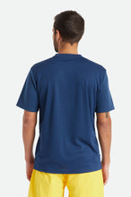 Load image into Gallery viewer, Beta Square Quick Dry S/S Henley Tee - Joe Blue