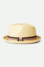 Load image into Gallery viewer, Castor Straw Fedora - Tan