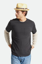 Load image into Gallery viewer, Castor Straw Fedora - Tan