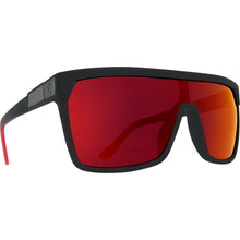 Load image into Gallery viewer, Flynn Soft Matte Black Red Fade - HD Plus Gray Green with Red Light Spectra Mirror