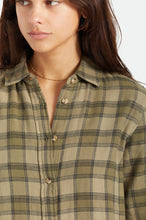 Load image into Gallery viewer, Bowery Women's Soft Weave L/S Flannel - Military Olive