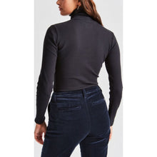 Load image into Gallery viewer, ASHLEY L/S TURTLENECK - BLACK/WHITE