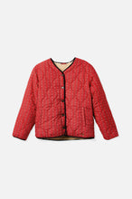 Load image into Gallery viewer, Sherpa Reversible Padded Jacket - Mars Red Praire Floral