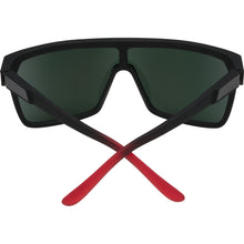 Load image into Gallery viewer, Flynn Soft Matte Black Red Fade - HD Plus Gray Green with Red Light Spectra Mirror