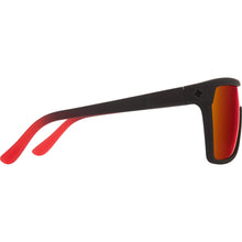 Load image into Gallery viewer, Flynn Soft Matte Black Red Fade - HD Plus Gray Green with Red Light Spectra Mirror