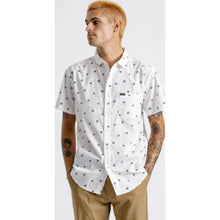 Load image into Gallery viewer, Charter Print S/S Woven - Off White/Casa Blanca Blue