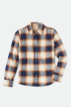 Load image into Gallery viewer, Bowery Women's Standard L/S Flannel - Navy