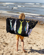 Load image into Gallery viewer, Amadeo Bachar Fish Stack Beach ECO Towel