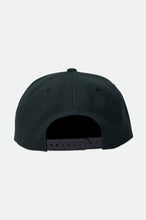Load image into Gallery viewer, Alpha Square MP Snapback - Black/Black