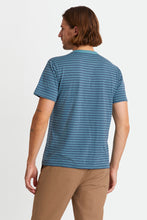 Load image into Gallery viewer, Hilt S/S Henley Knit - Ocean/Washed Navy