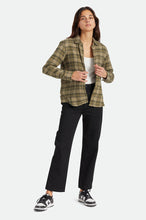 Load image into Gallery viewer, Bowery Women's Soft Weave L/S Flannel - Military Olive