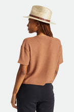 Load image into Gallery viewer, Messer Straw Fedora - Natural