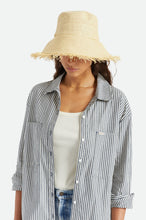 Load image into Gallery viewer, Alice Straw Bucket Hat - Tan