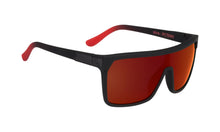 Load image into Gallery viewer, Flynn Soft Matte Black Red Fade - HD Plus Gray Green with Red Light Spectra Mirror