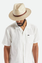 Load image into Gallery viewer, Messer Straw Fedora - Natural