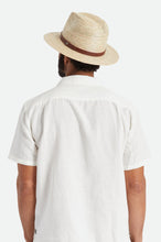 Load image into Gallery viewer, Messer Straw Fedora - Natural
