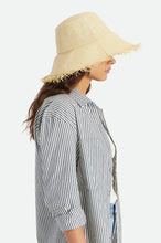 Load image into Gallery viewer, Alice Straw Bucket Hat - Tan
