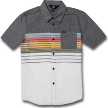 Load image into Gallery viewer, BIG BOYS COMBO STRIPE SHORT SLEEVE TEE - BLACK