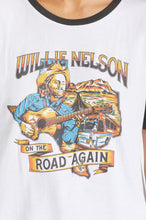 Load image into Gallery viewer, Willie Nelson Road Again S/S Vintage Tee - White