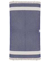Load image into Gallery viewer, Blue Diamond Turkish Towel