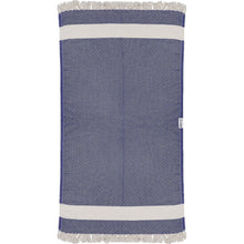 Load image into Gallery viewer, Blue Diamond Turkish Towel