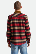 Load image into Gallery viewer, Coors Bowery Stretch L/S Flannel - Banquet Red/Brown