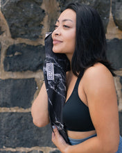 Load image into Gallery viewer, Black Marble Gym ECO Towel
