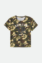 Load image into Gallery viewer, Varsity Cat Women's S/S Vintage Tee - Camo
