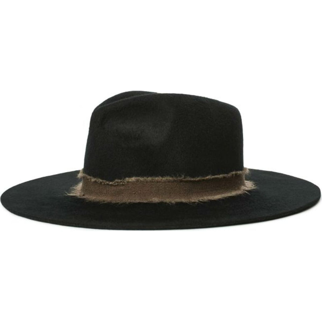 ELLA FEDORA - BLACK/BROWN