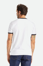Load image into Gallery viewer, Willie Nelson Shotgun S/S Ringer Tee - White

