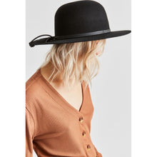 Load image into Gallery viewer, Phoebe Hat - Black/Black
