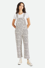 Load image into Gallery viewer, Christina Crop Overall - Beige Cheetah

