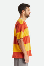 Load image into Gallery viewer, Hilt Boxy Shield S/S Knit - Phoenix Orange/Golden Glow
