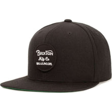Load image into Gallery viewer, Wheeler Snapback - Black
