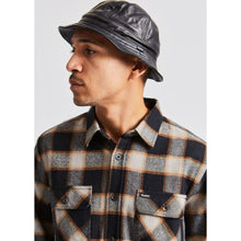 Load image into Gallery viewer, BANKS II BUCKET HAT - BLACK LEATHER
