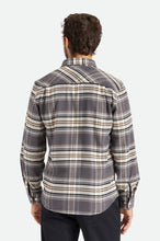Load image into Gallery viewer, Bowery Stretch L/S Utility Flannel - Black/Charcoal II
