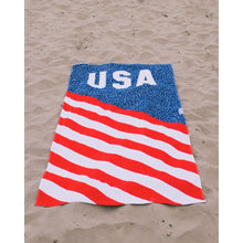 Load image into Gallery viewer, USA Surfing Olympic Beach ECO Towel
