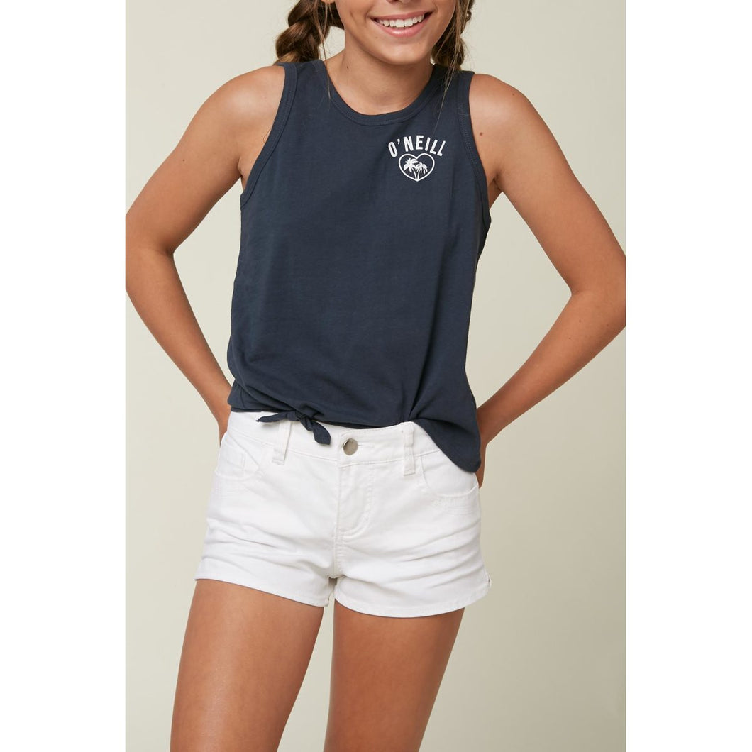 GIRLS DENIM WAIDLEY WHITE 2