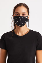 Load image into Gallery viewer, Lightweight Antimicrobial Face Mask - Black Gingham
