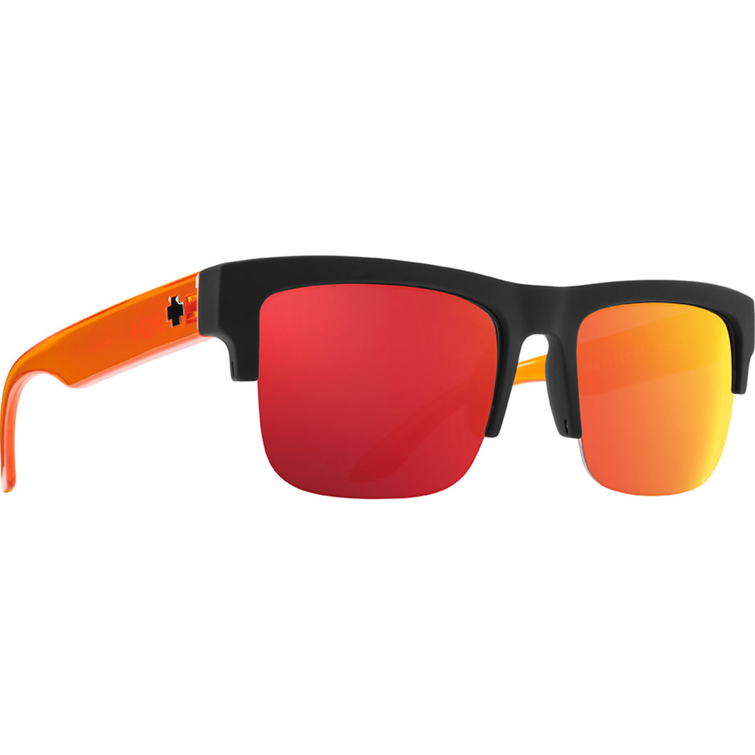 Discord 5050 Soft Matte Black Translucent Orange - HD Plus Gray Green with Orange Spectra Mirror