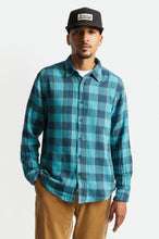 Load image into Gallery viewer, Bowery Soft Weave L/S Flannel - Teal

