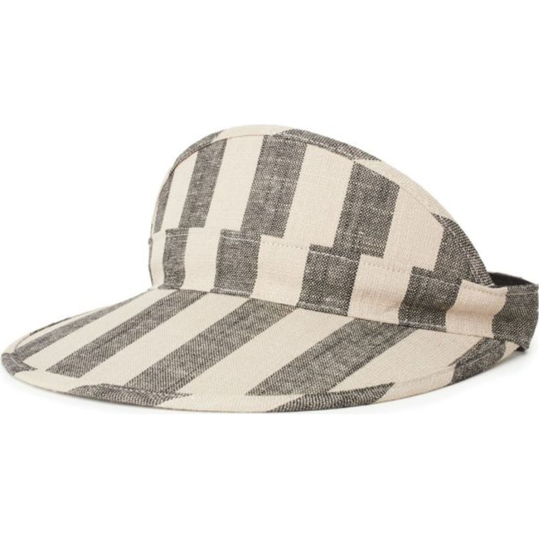 Monroe Visor - Black/Ivory