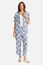 Load image into Gallery viewer, Patchwork Crop Pant - Joe Blue
