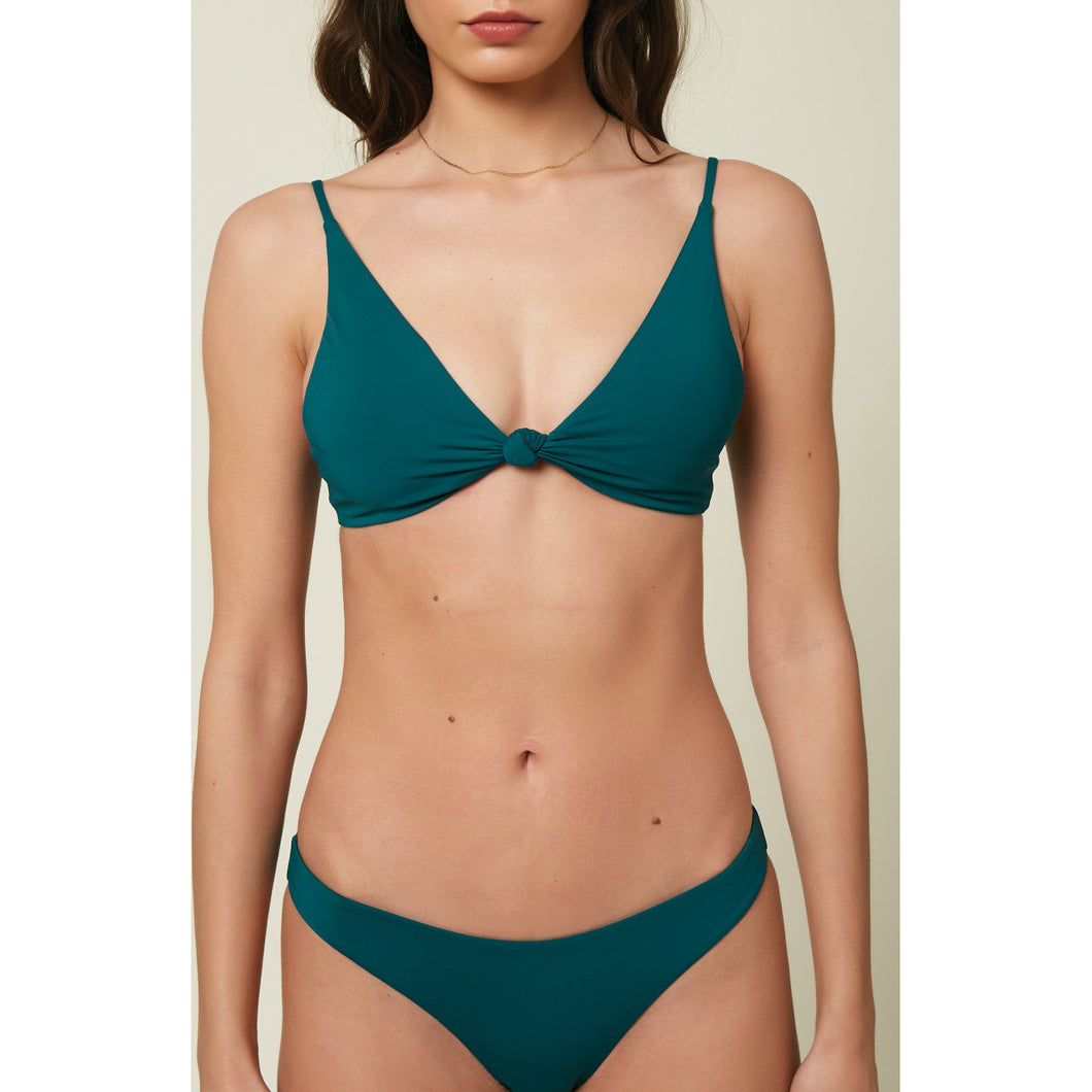 BRALETTE TOP SALTWATER SOLIDS TALL TRI KNOT