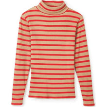 Load image into Gallery viewer, ASHLEY L/S TURTLENECK - BLACK/WHITE
