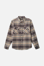 Load image into Gallery viewer, Bowery Stretch L/S Utility Flannel - Black/Charcoal II
