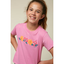 Load image into Gallery viewer, GIRLS S/S SCREEN TEE ALOHA
