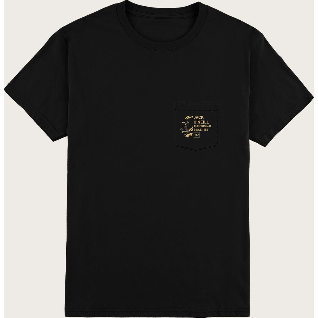 S/S SCREEN TEE SEA BRIGHT POCKET