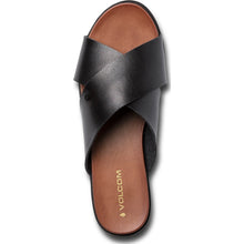Load image into Gallery viewer, DOUBLE CROSS SANDALS - BLACK
